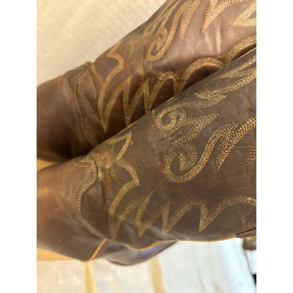 Sante Fe Cowboy Western Boots 10 EE wides Mexico - Picture 5 of 11